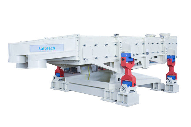 Variable elliptical vibrating screen machine for paper pulp fine particle material