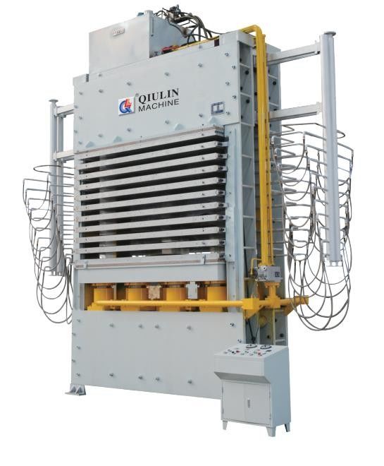 1000-Ton 10-Layer Hot Press For Plywood Production 32kgf/cm2 Max Pre.Int. 11-2700×1370×80mm Platen No Size